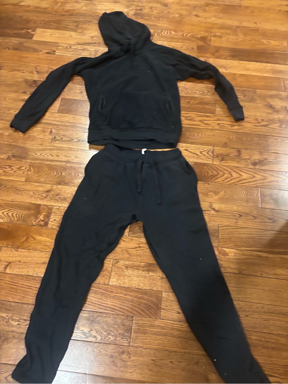 ALO Yoga Men's Black Hoodie & Sweatpants Set